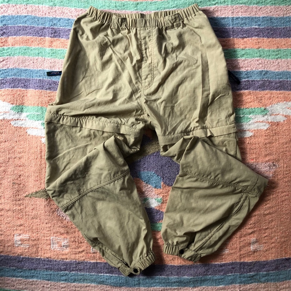 L.L. Bean Tan Convertible Hiking Pants/Shorts Sz M